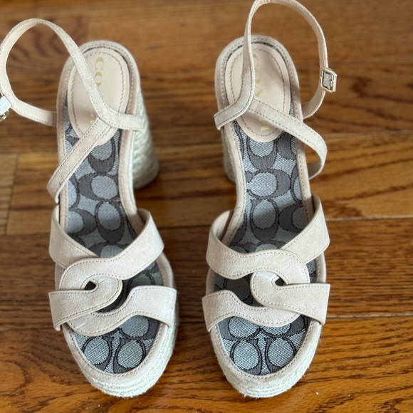 Coach heels, size 7.5 used two times only. - Picture 2 of 3